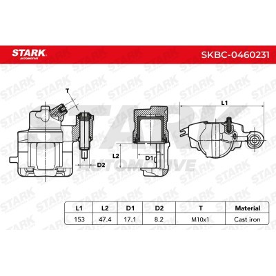Zacisk Hamulcowy Stark SKBC-0460231 SKBC-0460231 - foto 6