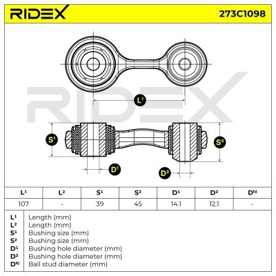Wahacz RIDEX 273C1098 273C1098 - foto 5