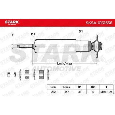 Amortyzator Stark SKSA-0131536 SKSA-0131536 - foto 3