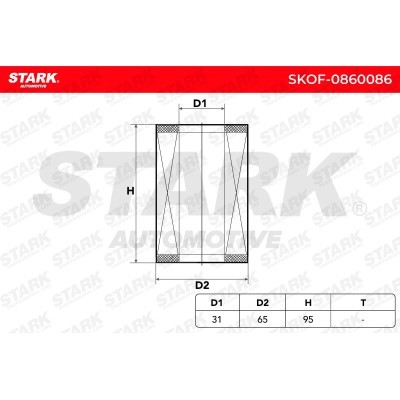 Filtr Oleju Stark SKOF-0860086 SKOF-0860086 - foto 3