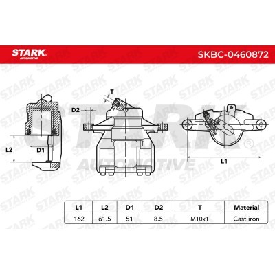 Zacisk Hamulcowy Stark SKBC-0460872 SKBC-0460872 - foto 6