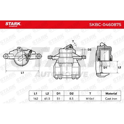 Zacisk Hamulcowy Stark SKBC-0460875 SKBC-0460875 - foto 6