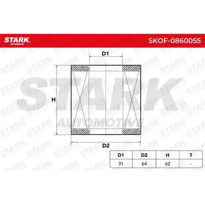 Filtr Oleju Stark SKOF-0860055 SKOF-0860055 - foto 3