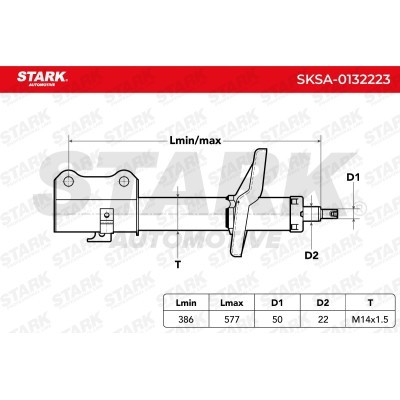 Amortyzator Stark SKSA-0132223 SKSA-0132223 - foto 3