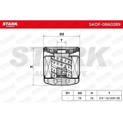 Filtr Oleju Stark SKOF-0860289 SKOF-0860289 - foto 5