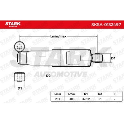 Amortyzator Stark SKSA-0132497 SKSA-0132497 - foto 5