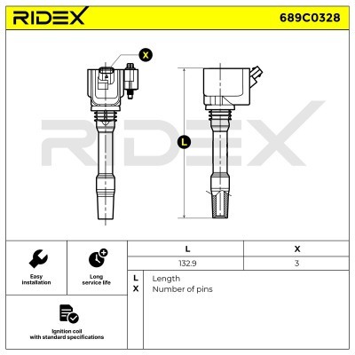 Cewka Zapłonowa RIDEX 689C0328 689C0328 - foto 5