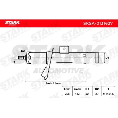 Amortyzator Stark SKSA-0131627 SKSA-0131627 - foto 4