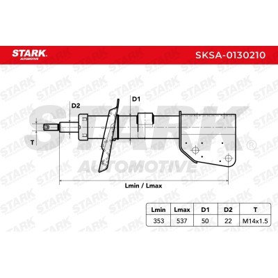 Amortyzator Stark SKSA-0130210 SKSA-0130210 - foto 9