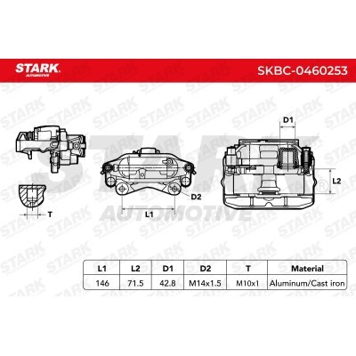 Zacisk Hamulcowy Stark SKBC-0460253 SKBC-0460253 - foto 5
