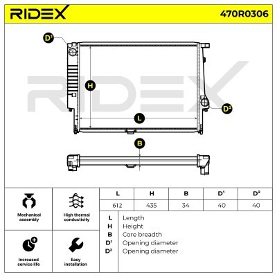 Chłodnica RIDEX 470R0306 470R0306 - foto 5