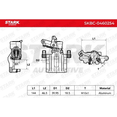 Zacisk Hamulcowy Stark SKBC-0460254 SKBC-0460254 - foto 5