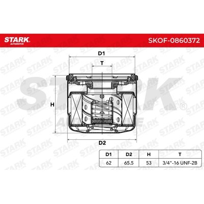 Filtr Oleju Stark SKOF-0860372 SKOF-0860372 - foto 5