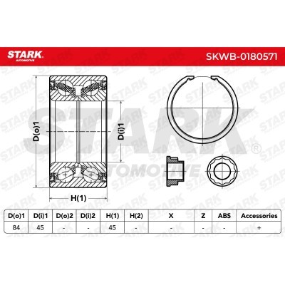 Łożysko Koła Stark SKWB-0180571 SKWB-0180571 - foto 3