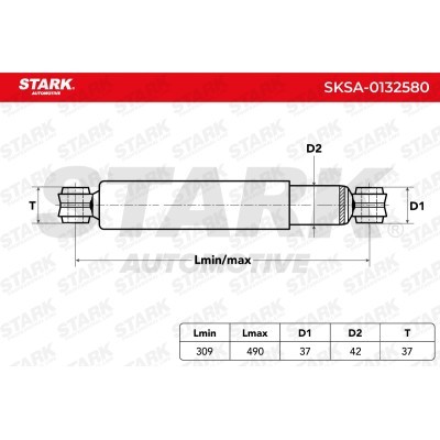 Amortyzator Stark SKSA-0132580 SKSA-0132580 - foto 4