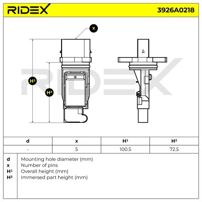 Przepływomierz RIDEX 3926A0218 3926A0218 - foto 7