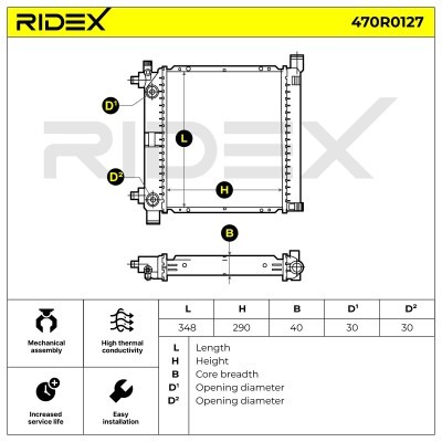 Chłodnica RIDEX 470R0127 470R0127 - foto 4