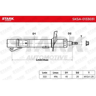 Amortyzator Stark SKSA-0133031 SKSA-0133031 - foto 6
