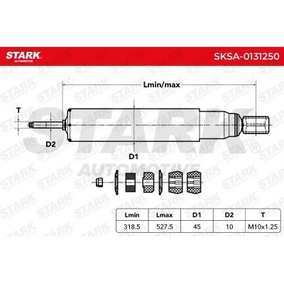 Amortyzator Stark SKSA-0131250 SKSA-0131250 - foto 3