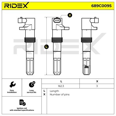 Cewka Zapłonowa RIDEX 689C0095 689C0095 - foto 4