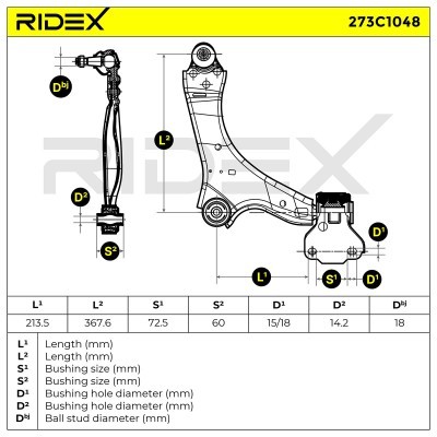 Wahacz RIDEX 273C1048 273C1048 - foto 6