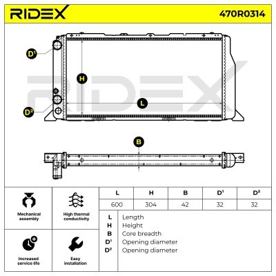Chłodnica RIDEX 470R0314 470R0314 - foto 5