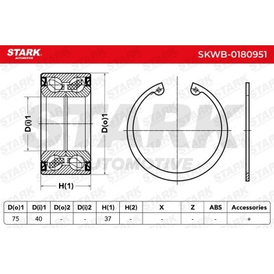 Łożysko Koła Stark SKWB-0180951 SKWB-0180951 - foto 6