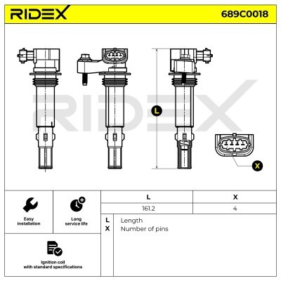 Cewka Zapłonowa RIDEX 689C0018 689C0018 - foto 7