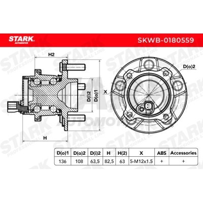 Łożysko Koła Stark SKWB-0180559 SKWB-0180559 - foto 4
