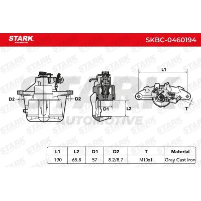 Zacisk Hamulcowy Stark SKBC-0460194 SKBC-0460194 - foto 6
