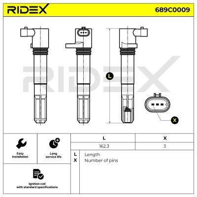 Cewka Zapłonowa RIDEX 689C0009 689C0009 - foto 4