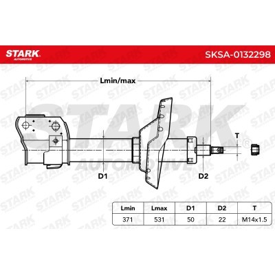 Amortyzator Stark SKSA-0132298 SKSA-0132298 - foto 3