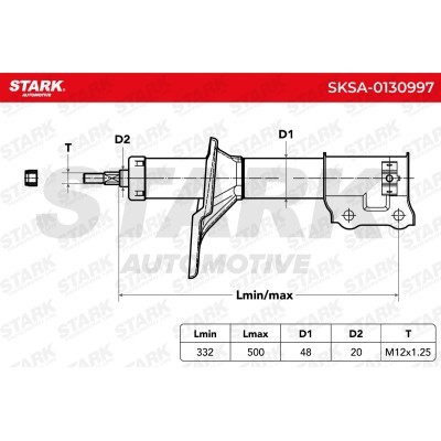 Amortyzator Stark SKSA-0130997 SKSA-0130997 - foto 3