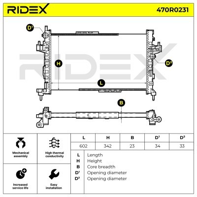 Chłodnica RIDEX 470R0231 470R0231 - foto 7