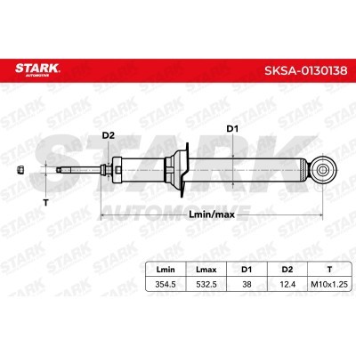Amortyzator Stark SKSA-0130138 SKSA-0130138 - foto 3