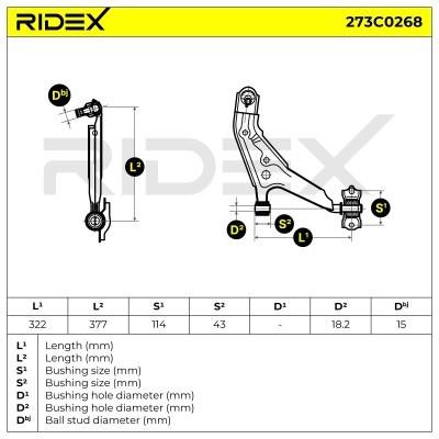 Wahacz RIDEX 273C0268 273C0268 - foto 3