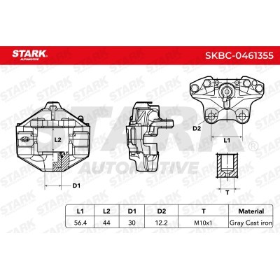 Zacisk Hamulcowy Stark SKBC-0461355 SKBC-0461355 - foto 6