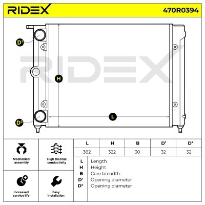 Chłodnica RIDEX 470R0394 470R0394 - foto 7