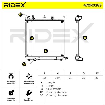 Chłodnica RIDEX 470R0283 470R0283 - foto 9