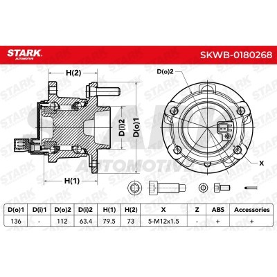 Łożysko Koła Stark SKWB-0180268 SKWB-0180268 - foto 6