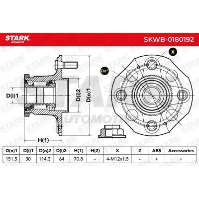 Łożysko Koła Stark SKWB-0180192 SKWB-0180192 - foto 4