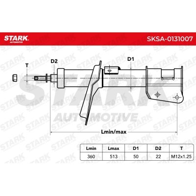 Amortyzator Stark SKSA-0131007 SKSA-0131007 - foto 3