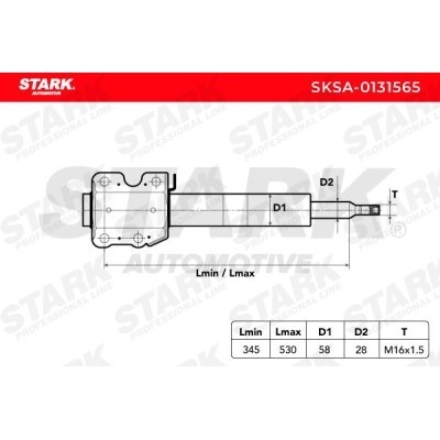 Amortyzator Stark SKSA-0131565 SKSA-0131565 - foto 4