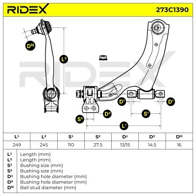 Wahacz RIDEX 273C1390 273C1390 - foto 7