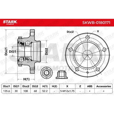 Łożysko Koła Stark SKWB-0180171 SKWB-0180171 - foto 3