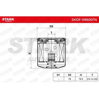 Filtr Oleju Stark SKOF-0860074 SKOF-0860074 - foto 5