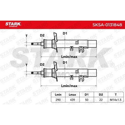 Amortyzator Stark SKSA-0131848 SKSA-0131848 - foto 4