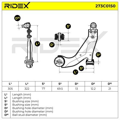 Wahacz RIDEX 273C0150 273C0150 - foto 7