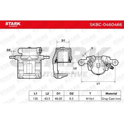 Zacisk Hamulcowy Stark SKBC-0460466 SKBC-0460466 - foto 6