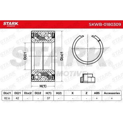 Łożysko Koła Stark SKWB-0180309 SKWB-0180309 - foto 4